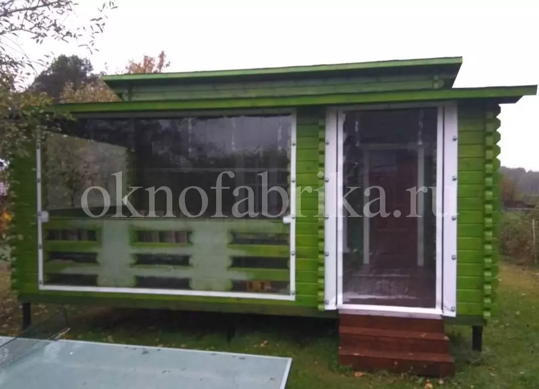 Мягкие окна для беседки